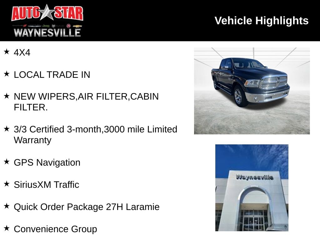 Used 2017 Ram 1500 Laramie Truck