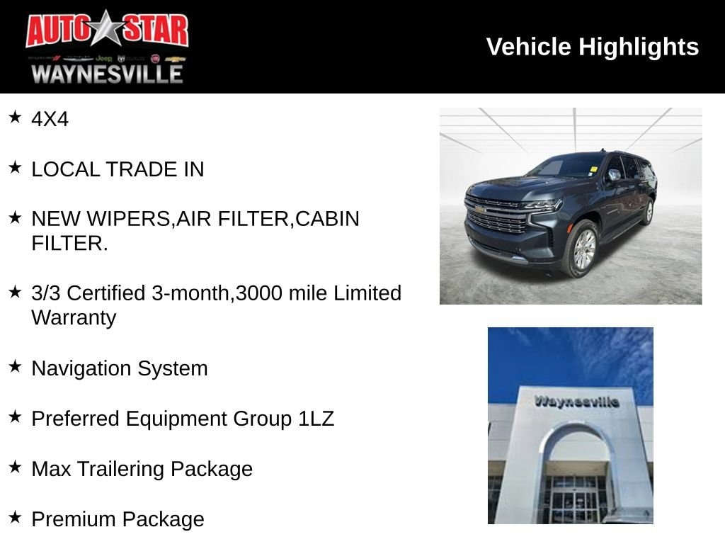 Used 2021 Chevrolet Suburban Premier SUV