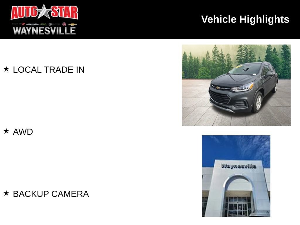 Used 2019 Chevrolet Trax LT with VIN 3GNCJPSB7KL289117 for sale in Waynesville, NC