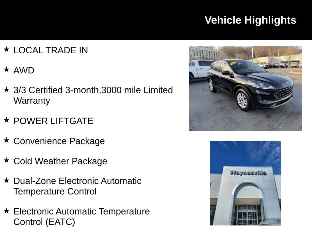 Used 2021 Ford Escape SE