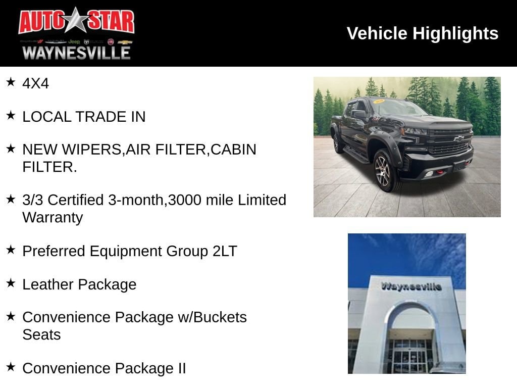 Used 2020 Chevrolet Silverado 1500 LT Trail Boss Truck