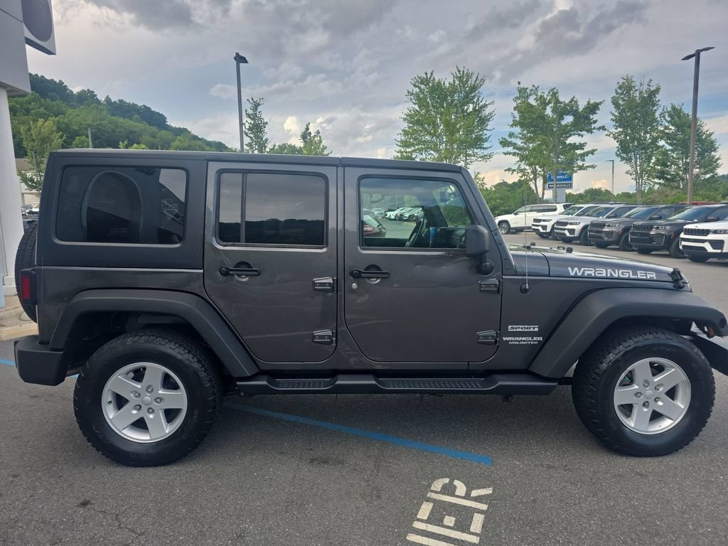 Used 2017 Jeep Wrangler Unlimited Sport S with VIN 1C4BJWDG1HL634380 for sale in Waynesville, NC