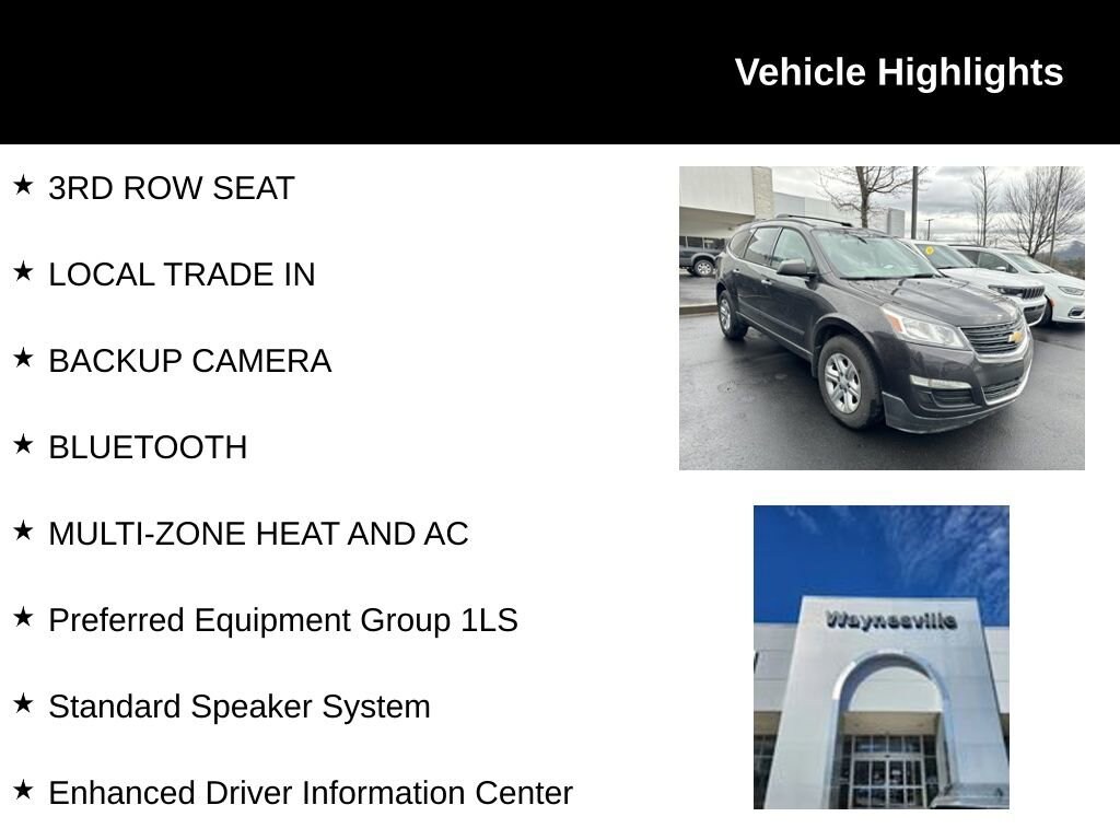 Used 2017 Chevrolet Traverse LS SUV