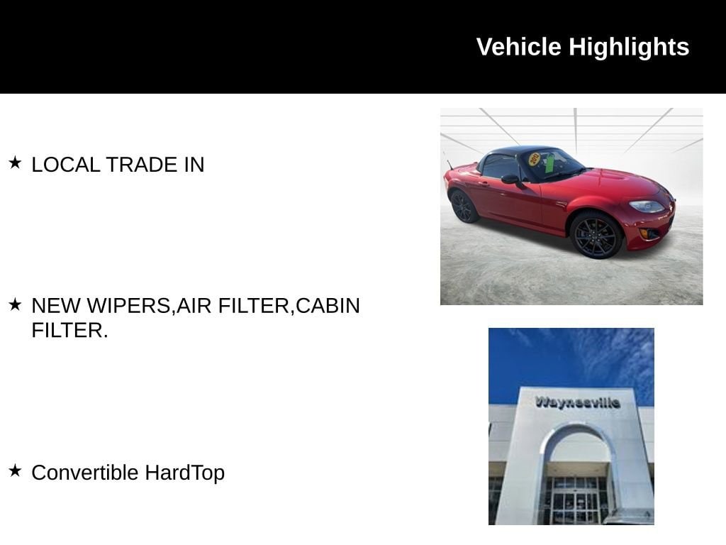 Used 2012 Mazda MX-5 Miata Special Edition