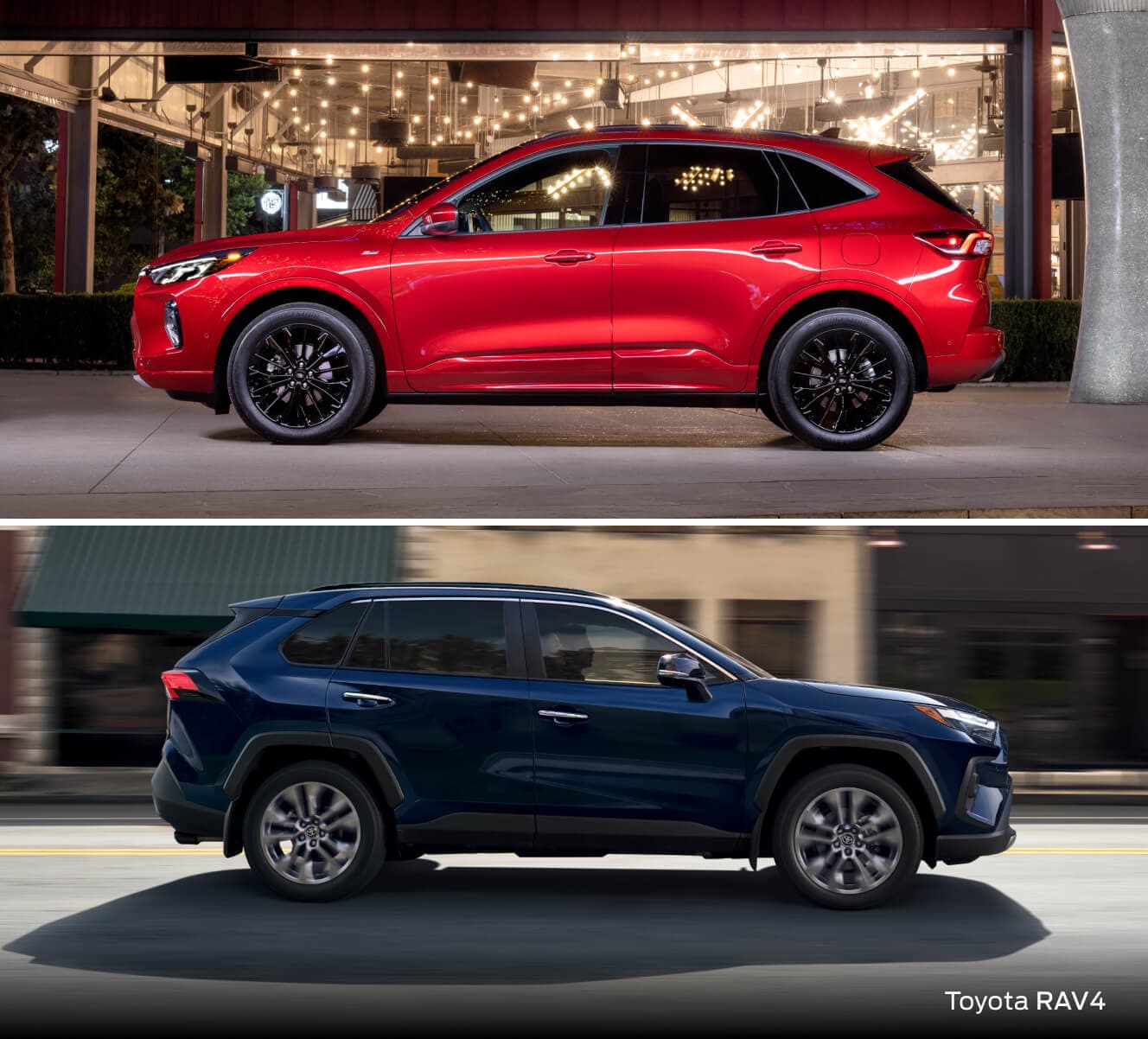 Toyota RAV4 vs. Ford Escape Size