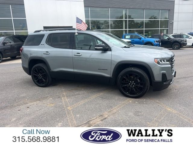 Used 2023 GMC Acadia SLE with VIN 1GKKNRL43PZ174071 for sale in Seneca Falls, NY