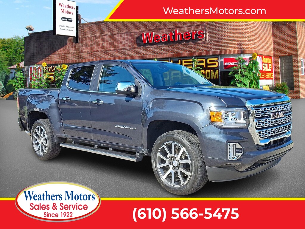 Used 2021 GMC Canyon 4WD Crew Cab Short Box Denali Truck Crew Cab