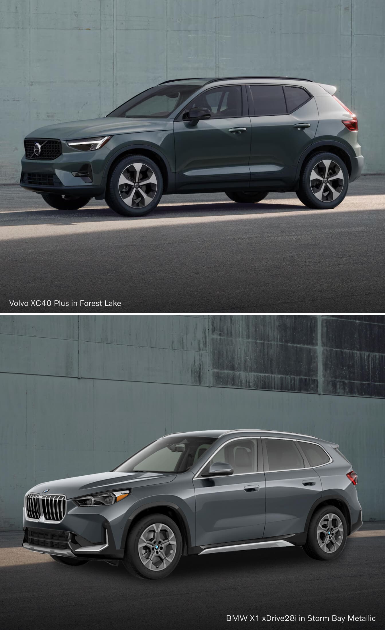 Volvo XC40 vs. BMW X1 Specs