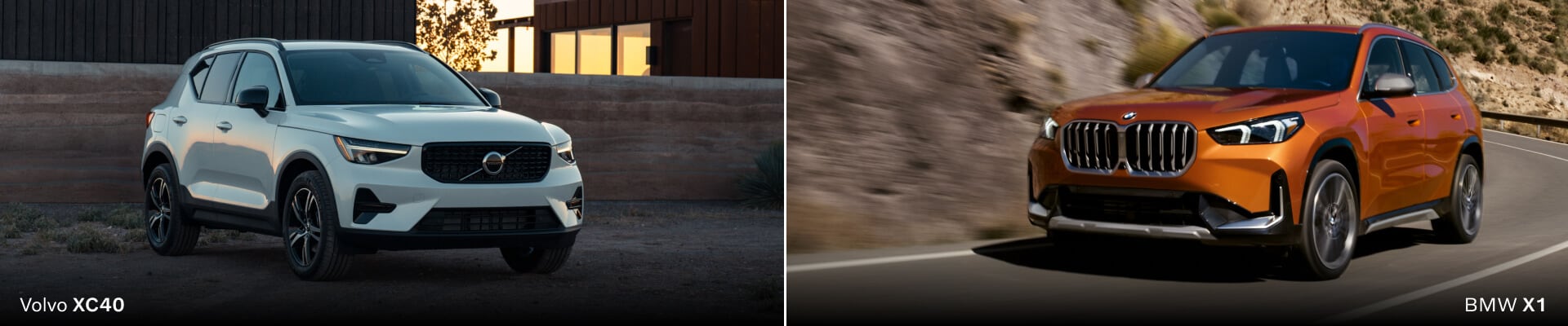 Volvo XC40 vs BMW X1