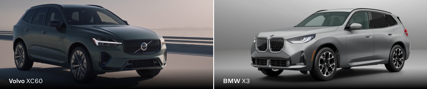 Volvo XC60 vs BMW X3 comparison