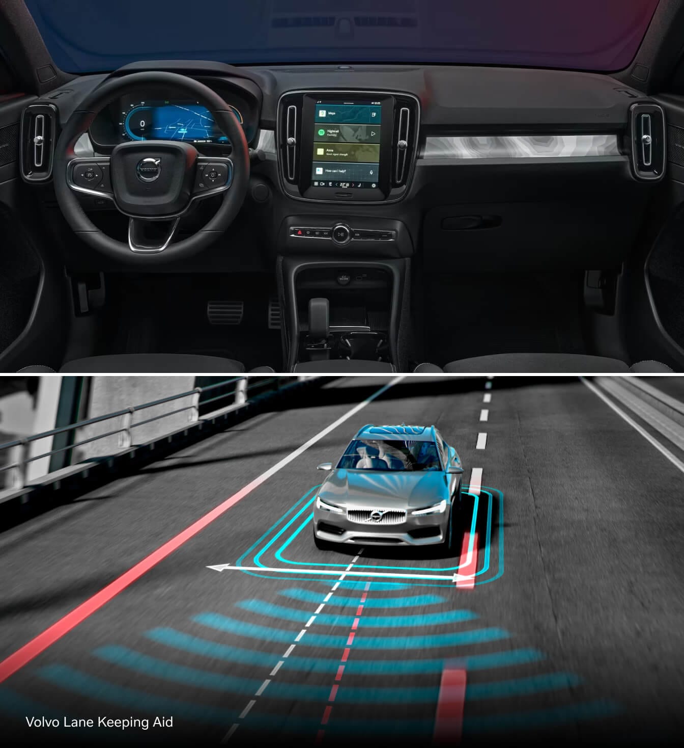 Volvo C40 Recharge Interior Features