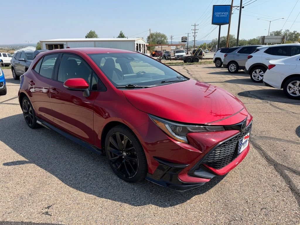Used 2021 Toyota Corolla Hatchback SE with VIN JTND4MBE0M3110374 for sale in Cortez, CO