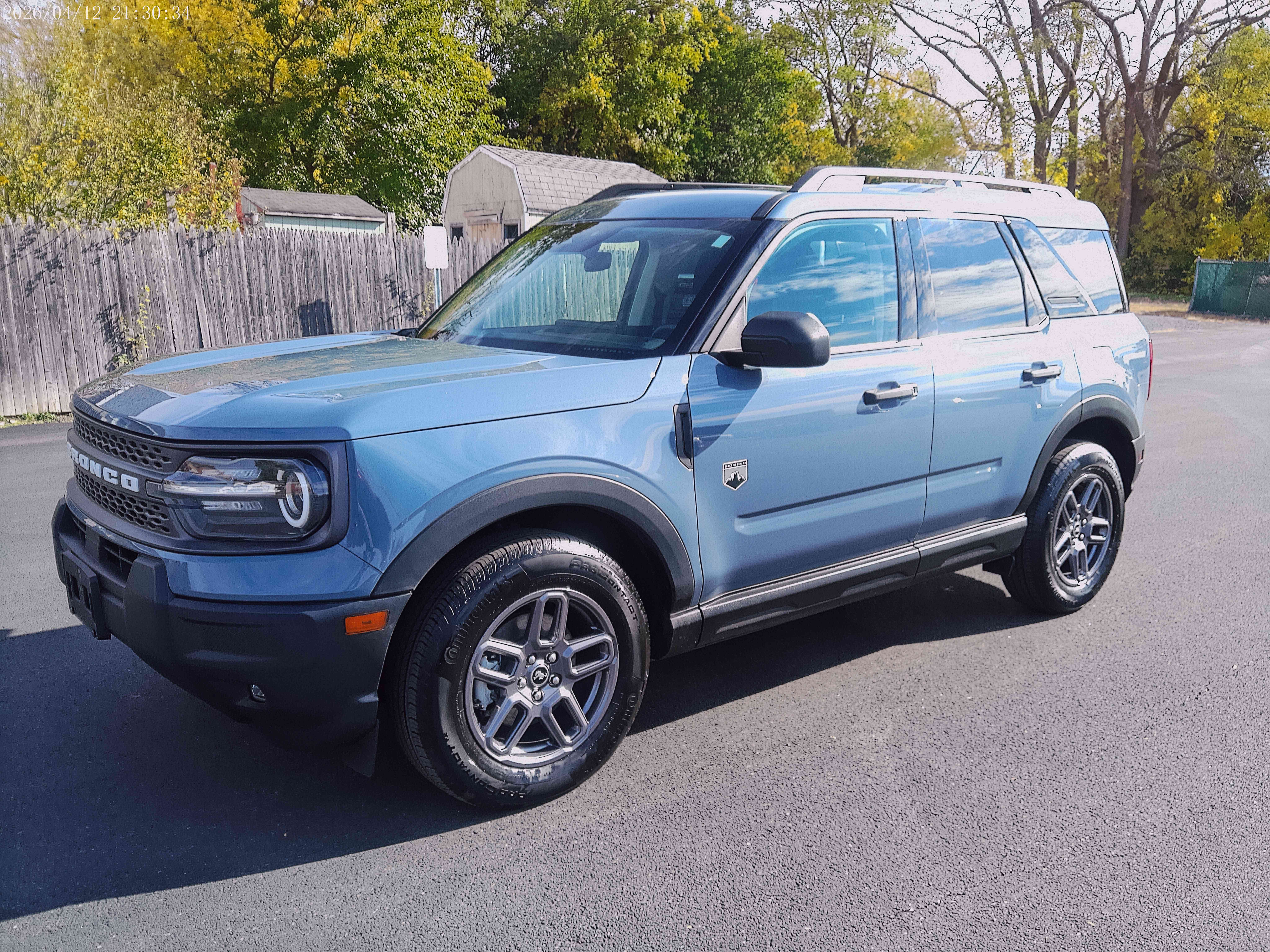 Gray 2025 Ford Bronco Sport SUV / Crossover All-Wheel Drive 8-Speed Automatic