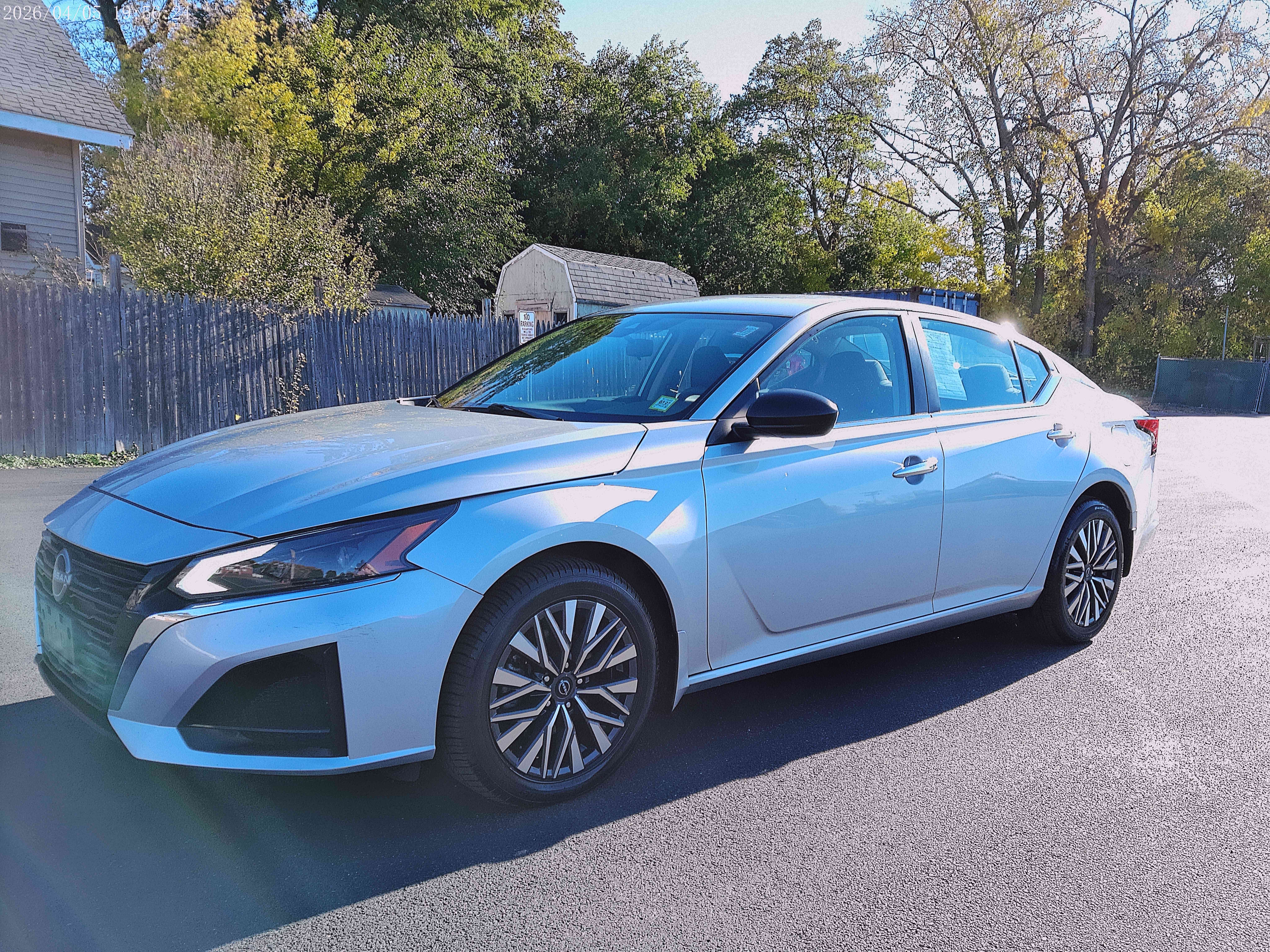 Brilliant Silver Metallic 2024 Nissan Altima Sedan All-Wheel Drive Continuously Variable Transmission