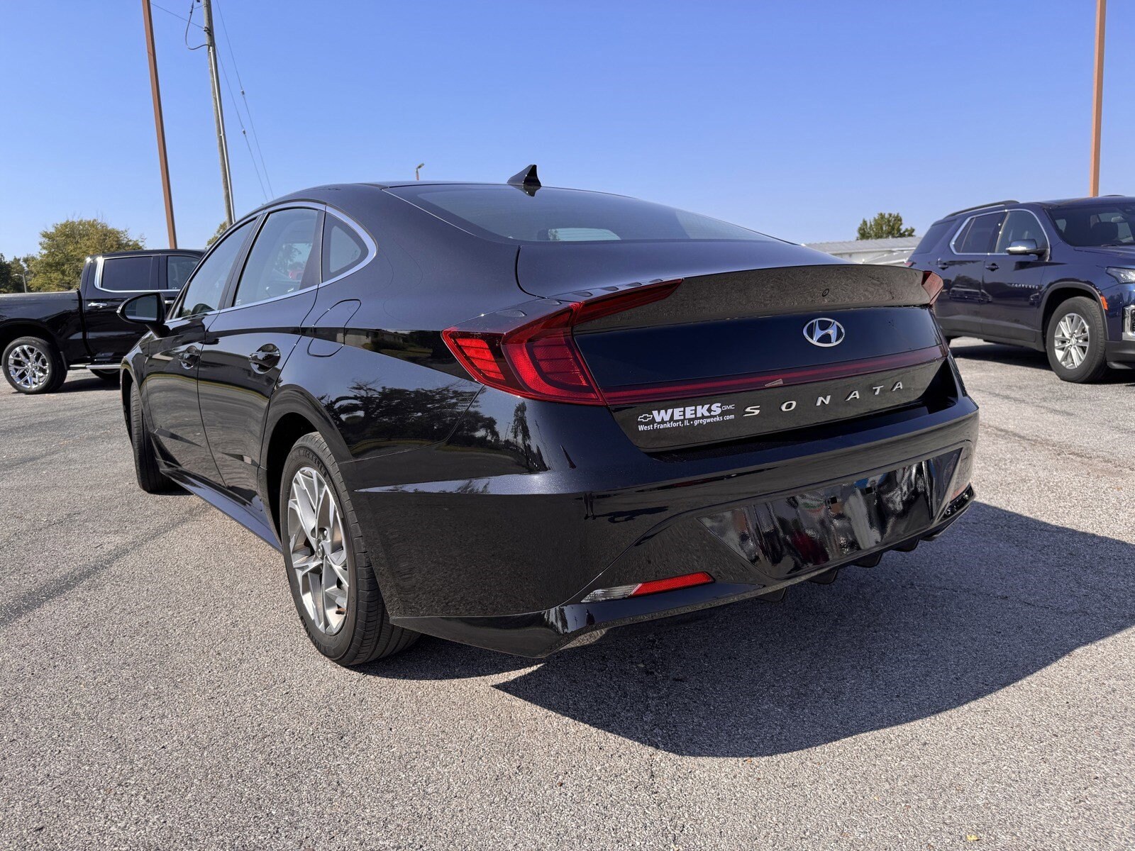 Used 2021 Hyundai Sonata SEL with VIN KMHL64JA8MA161203 for sale in West Frankfort, IL