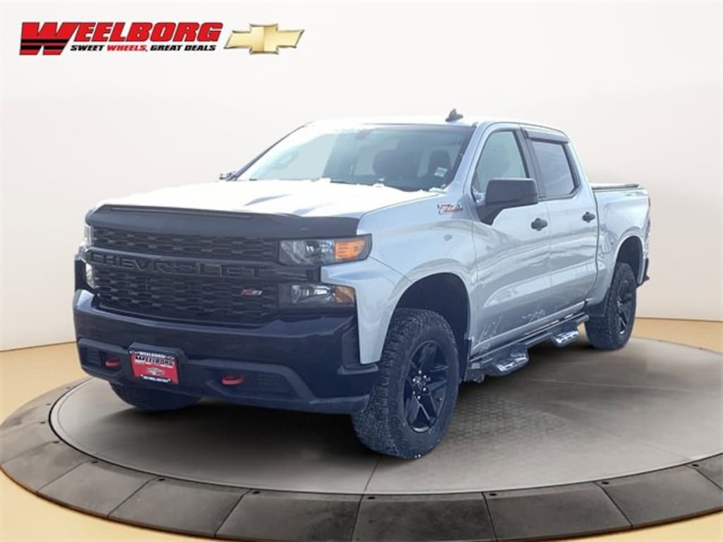 Used 2020 Chevrolet Silverado 1500 Custom Trail Boss Truck Crew Cab