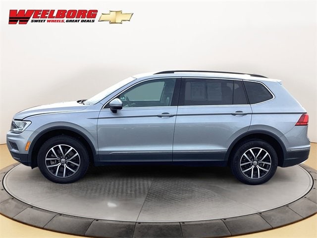 Used 2021 Volkswagen Tiguan SE with VIN 3VV2B7AX4MM034423 for sale in Glencoe, Minnesota