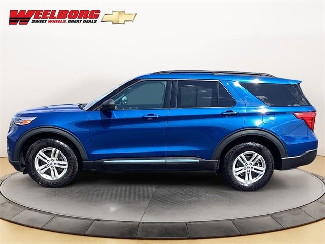 Used 2021 Ford Explorer XLT with VIN 1FMSK8DH1MGA96750 for sale in Glencoe, Minnesota
