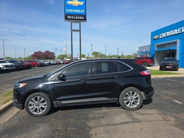 Used 2019 Ford Edge Titanium with VIN 2FMPK4K91KBC37573 for sale in Glencoe, Minnesota
