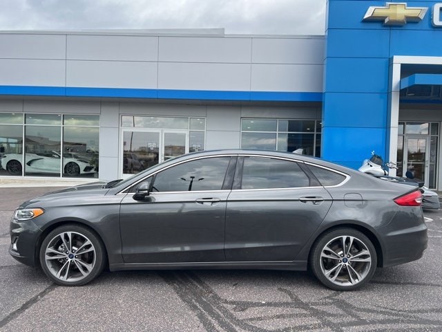Used 2020 Ford Fusion Titanium with VIN 3FA6P0D92LR181174 for sale in New Ulm, Minnesota