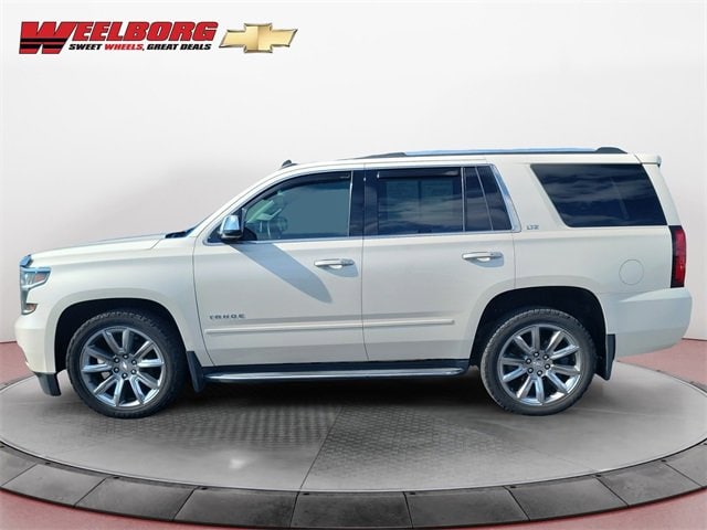 Used 2015 Chevrolet Tahoe LTZ with VIN 1GNSKCKC3FR134170 for sale in New Ulm, MN