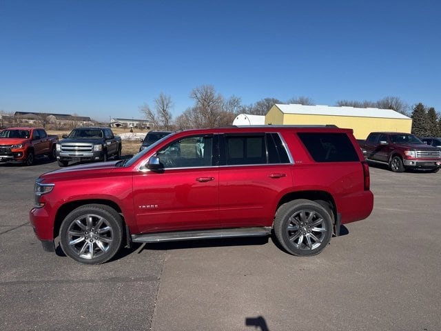 Used 2015 Chevrolet Tahoe LTZ with VIN 1GNSKCKC0FR263354 for sale in New Ulm, Minnesota