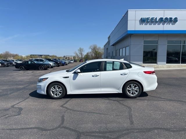Used 2018 Kia Optima LX with VIN 5XXGT4L36JG213201 for sale in New Ulm, MN