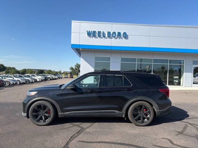 Used 2022 Ford Explorer ST with VIN 1FM5K8GC6NGA91977 for sale in New Ulm, Minnesota