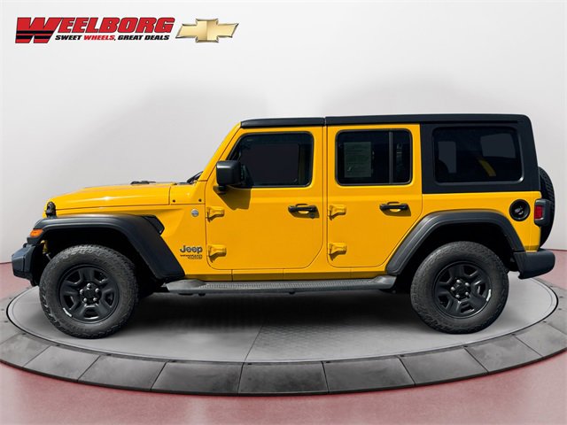 Used 2021 Jeep Wrangler Unlimited Sport with VIN 1C4HJXDN1MW566783 for sale in New Ulm, Minnesota