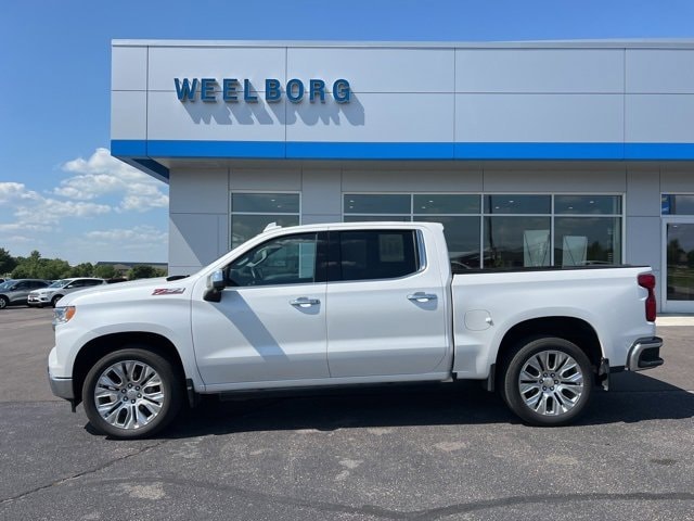 Used 2023 Chevrolet Silverado 1500 LTZ with VIN 1GCUDGEDXPZ236591 for sale in New Ulm, Minnesota