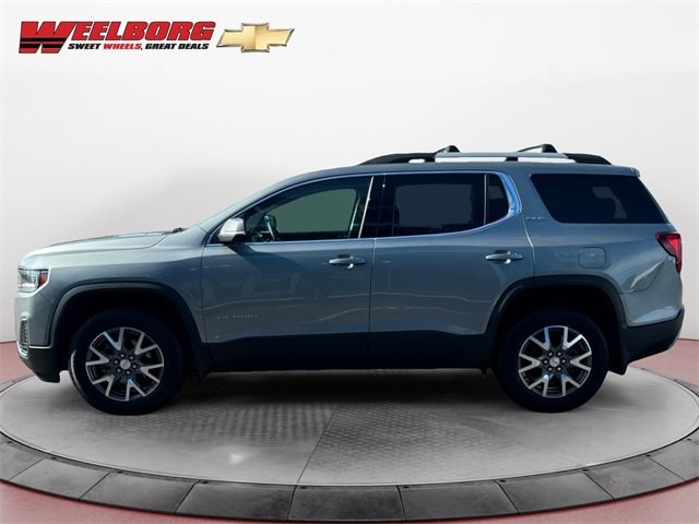 Used 2023 GMC Acadia SLE with VIN 1GKKNRL42PZ114220 for sale in New Ulm, MN