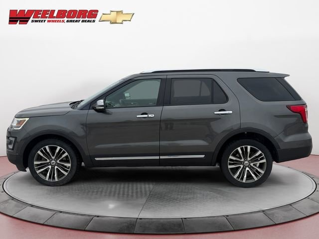 Used 2017 Ford Explorer Platinum with VIN 1FM5K8HT3HGD05438 for sale in New Ulm, Minnesota
