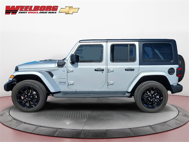 Used 2023 Jeep Wrangler 4xe Sahara 4XE with VIN 1C4JJXP66PW524474 for sale in New Ulm, Minnesota