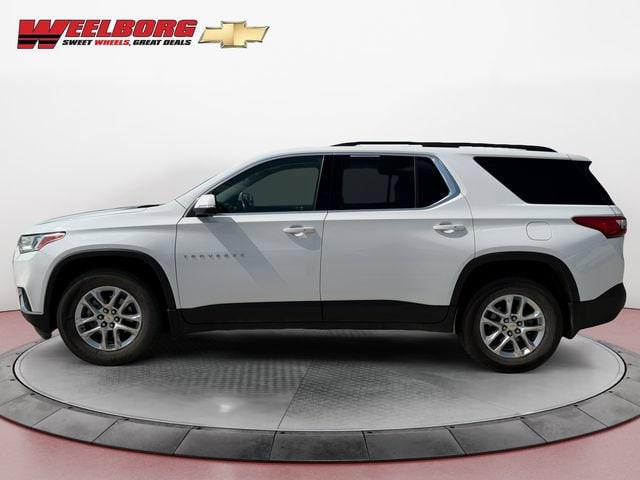 Used 2021 Chevrolet Traverse 3LT with VIN 1GNEVHKW7MJ203594 for sale in New Ulm, Minnesota