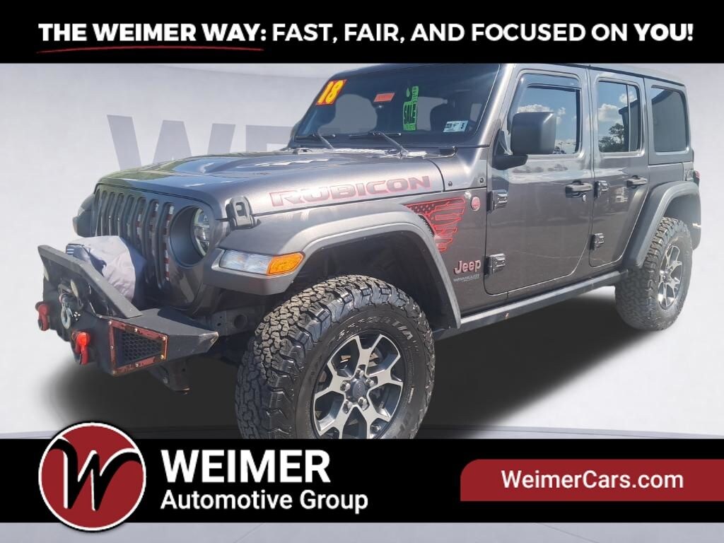 Used 2018 Jeep Wrangler Unlimited Rubicon 4x4 SUV