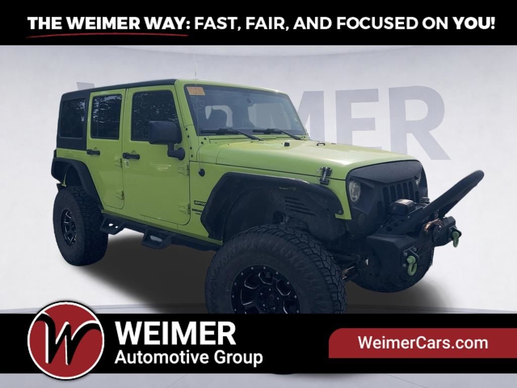 Used 2017 Jeep Wrangler JK Unlimited Sport 4x4 SUV