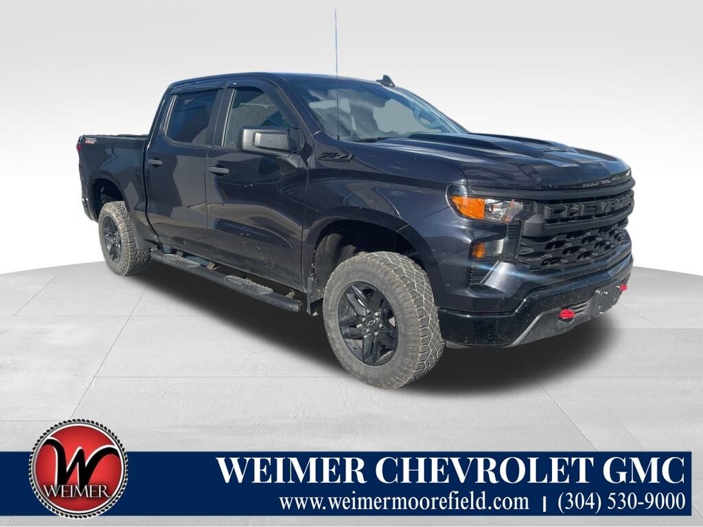 Used 2023 Chevrolet Silverado 1500 Custom Trail Boss Truck Crew Cab