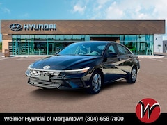 2025 Hyundai Elantra Hybrid Blue Sedan
