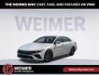 New 2026 Hyundai Elantra Hybrid Blue Sedan