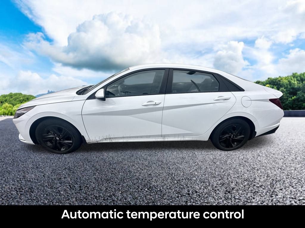 Certified 2023 Hyundai Elantra Hybrid Blue Sedan