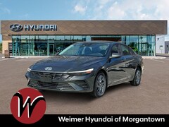 2025 Hyundai Elantra Hybrid Blue Sedan