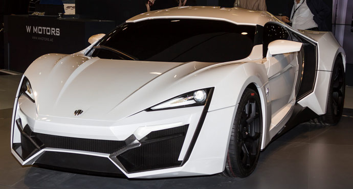 White Lykan Hypersport