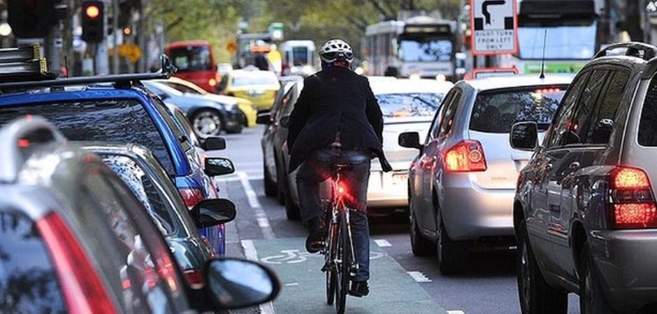 Bikers on the road