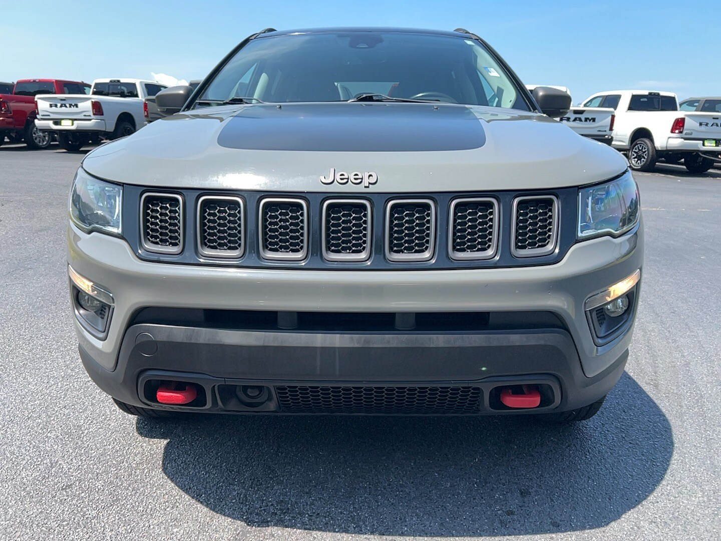 Used 2021 Jeep Compass Trailhawk with VIN 3C4NJDDB2MT519937 for sale in Cartersville, GA