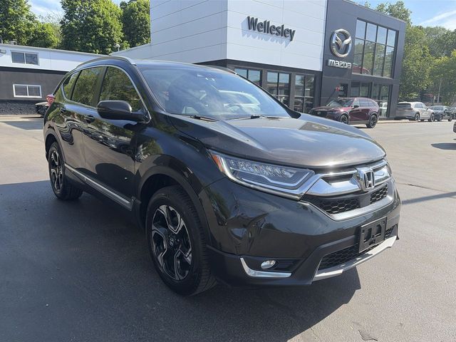 Used 2019 Honda CR-V Touring with VIN 2HKRW2H9XKH605296 for sale in Wellesley, MA