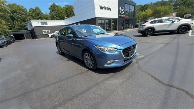 Used 2018 Mazda Mazda3 Grand Touring with VIN 3MZBN1M39JM268397 for sale in Wellesley, MA