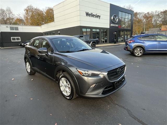 Certified 2021 Mazda CX-3 Sport with VIN JM1DKFB7XM1505441 for sale in Wellesley, MA