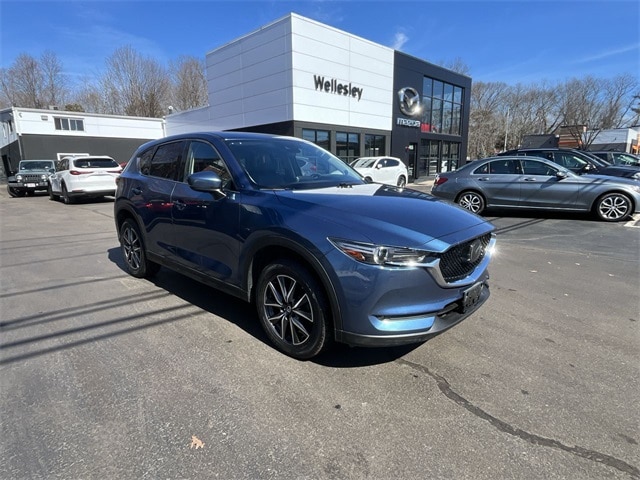 Used 2018 Mazda CX-5 Grand Touring with VIN JM3KFBDM5J0399836 for sale in Wellesley, MA