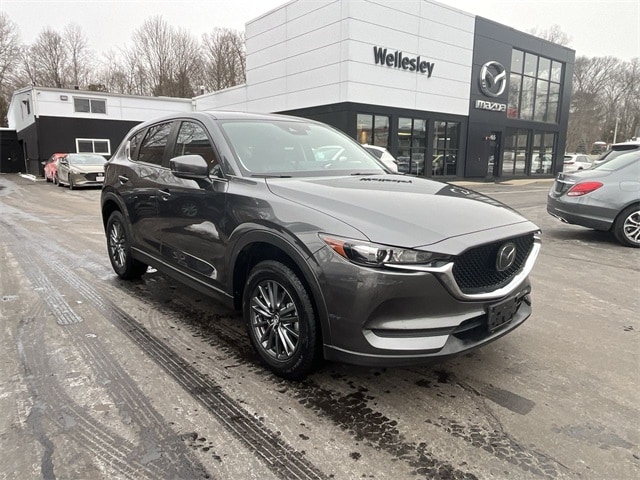 Used 2021 Mazda CX-5 Touring with VIN JM3KFBCM5M0496279 for sale in Wellesley, MA