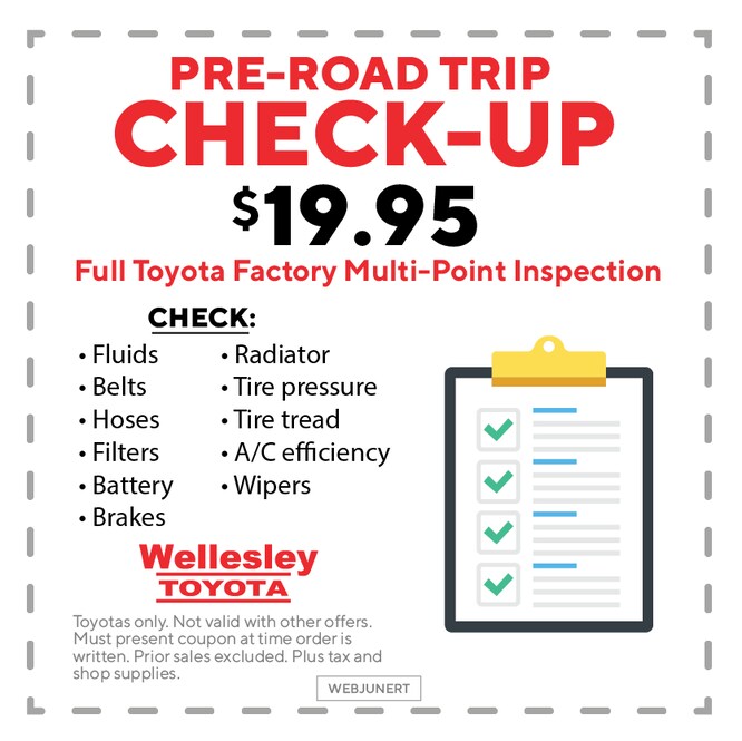 MA Toyota Service Coupons Wellesley Toyota Service